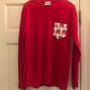 Red long sleeve republican shirt